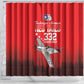 Tuskegee Red Tails Airmen WWII Tribute Shower Curtain 332nd Fighter Group - Red - African Pride