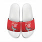 Tuskegee Red Tails Airmen WWII Tribute Slide Sandals 332nd Fighter Group - Red