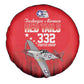 Tuskegee Red Tails Airmen WWII Tribute Spare Tire Cover 332nd Fighter Group - Red - African Pride
