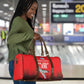Tuskegee Red Tails Airmen WWII Tribute Travel Bag 332nd Fighter Group - Red