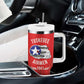 Tuskegee Red Tails Airmen WWII Tribute Tumbler With Handle 332nd Fighter Group - Red - African Pride