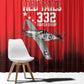 Tuskegee Red Tails Airmen WWII Tribute Window Curtain 332nd Fighter Group - Red - African Pride