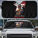 Tuskegee Airmen Red Tails Legacy Auto Sun Shade African American Pilots - Black