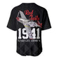 Tuskegee Airmen Red Tails Legacy Baseball Jersey African American Pilots - Black - African Pride