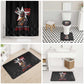 Tuskegee Airmen Red Tails Legacy Bathroom Set African American Pilots - Black