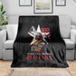 Tuskegee Airmen Red Tails Legacy Blanket African American Pilots - Black - African Pride