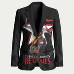 Tuskegee Airmen Red Tails Legacy Blazer African American Pilots - Black