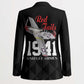 Tuskegee Airmen Red Tails Legacy Blazer African American Pilots - Black