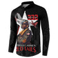 Tuskegee Airmen Red Tails Legacy Button Sweatshirt African American Pilots - Black