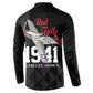 Tuskegee Airmen Red Tails Legacy Button Sweatshirt African American Pilots - Black