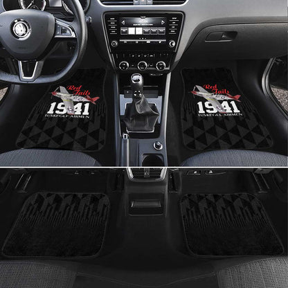 Tuskegee Airmen Red Tails Legacy Car Mats African American Pilots - Black - African Pride
