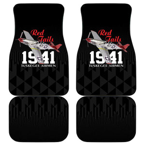 Tuskegee Airmen Red Tails Legacy Car Mats African American Pilots - Black - African Pride