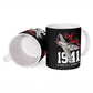 Tuskegee Airmen Red Tails Legacy Ceramic Mug African American Pilots - Black