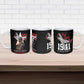 Tuskegee Airmen Red Tails Legacy Ceramic Mug African American Pilots - Black