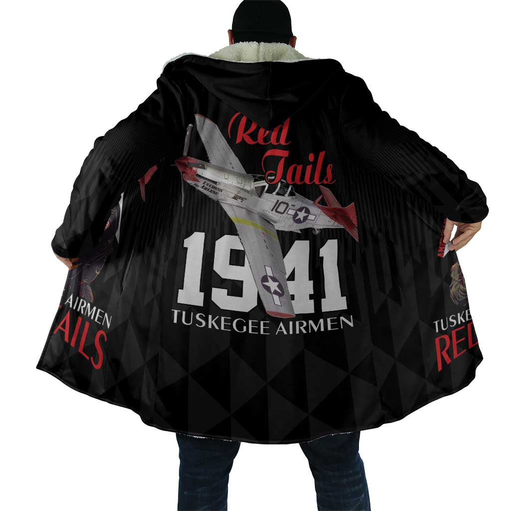 Tuskegee Airmen Red Tails Legacy Cloak African American Pilots - Black