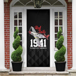 Tuskegee Airmen Red Tails Legacy Door Cover African American Pilots - Black