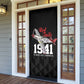 Tuskegee Airmen Red Tails Legacy Door Cover African American Pilots - Black