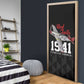 Tuskegee Airmen Red Tails Legacy Door Cover African American Pilots - Black