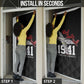 Tuskegee Airmen Red Tails Legacy Door Cover African American Pilots - Black