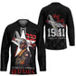 Tuskegee Airmen Red Tails Legacy Hockey Jersey African American Pilots - Black