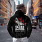 Tuskegee Airmen Red Tails Legacy Hoodie African American Pilots - Black - African Pride