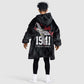 Tuskegee Airmen Red Tails Legacy Kid Wearable Blanket Hoodie African American Pilots - Black - African Pride