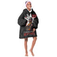 Tuskegee Airmen Red Tails Legacy Kid Wearable Blanket Hoodie African American Pilots - Black - African Pride
