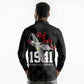 Tuskegee Airmen Red Tails Legacy Long Sleeve Polo Shirt African American Pilots - Black - African Pride