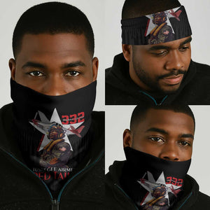 Tuskegee Airmen Red Tails Legacy Neck Gaiter African American Pilots - Black - African Pride