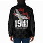 Tuskegee Airmen Red Tails Legacy Padded Jacket African American Pilots - Black