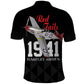 Tuskegee Airmen Red Tails Legacy Polo Shirt African American Pilots - Black - African Pride