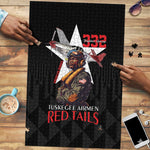 Tuskegee Airmen Red Tails Legacy Puzzle African American Pilots - Black