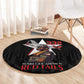 Tuskegee Airmen Red Tails Legacy Round Carpet African American Pilots - Black - African Pride