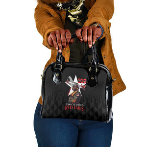 Tuskegee Airmen Red Tails Legacy Shoulder Handbag African American Pilots - Black - African Pride
