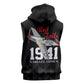 Tuskegee Airmen Red Tails Legacy Sleeveless Hoodie African American Pilots - Black - African Pride