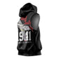 Tuskegee Airmen Red Tails Legacy Sleeveless Hoodie African American Pilots - Black - African Pride