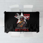 Tuskegee Airmen Red Tails Legacy Tablecloth African American Pilots - Black - African Pride