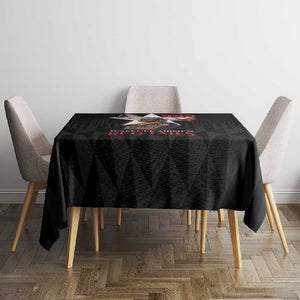 Tuskegee Airmen Red Tails Legacy Tablecloth African American Pilots - Black - African Pride