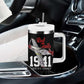 Tuskegee Airmen Red Tails Legacy Tumbler With Handle African American Pilots - Black - African Pride