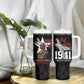 Tuskegee Airmen Red Tails Legacy Tumbler With Handle African American Pilots - Black - African Pride