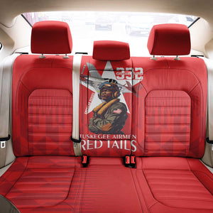 Tuskegee Airmen Red Tails Legacy Back Car Seat Cover African American Pilots - Red - African Pride