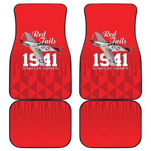 Tuskegee Airmen Red Tails Legacy Car Mats African American Pilots - Red - African Pride
