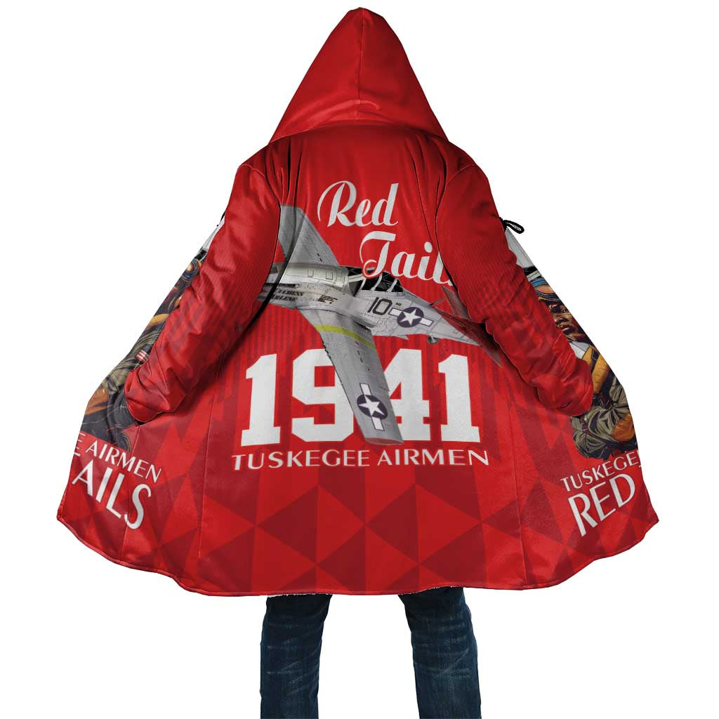 Tuskegee Airmen Red Tails Legacy Cloak African American Pilots - Red