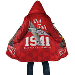 Tuskegee Airmen Red Tails Legacy Cloak African American Pilots - Red