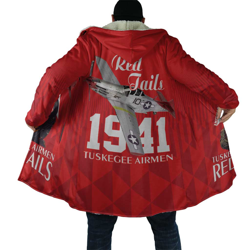 Tuskegee Airmen Red Tails Legacy Cloak African American Pilots - Red