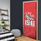 Tuskegee Airmen Red Tails Legacy Door Cover African American Pilots - Red