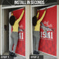 Tuskegee Airmen Red Tails Legacy Door Cover African American Pilots - Red