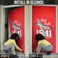 Tuskegee Airmen Red Tails Legacy Door Cover African American Pilots - Red