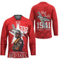 Tuskegee Airmen Red Tails Legacy Hockey Jersey African American Pilots - Red