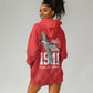 Tuskegee Airmen Red Tails Legacy Hoodie Dress African American Pilots - Red - African Pride